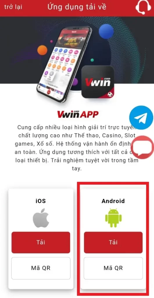 Chọn Android